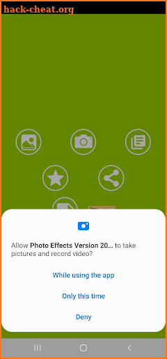 Effects app screenshot