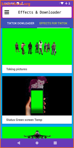 Effects for TiKTok Best TkTok Videos Downloader screenshot