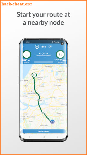 Efita cycling– route app screenshot