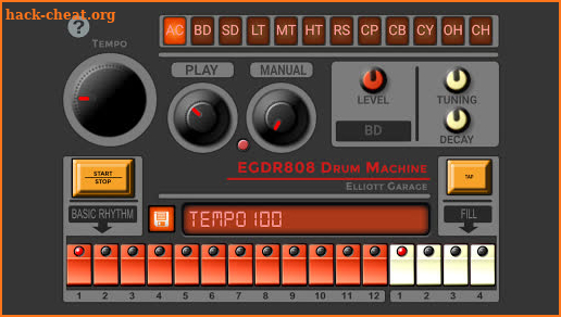 EGDR 808 - Drum Machine screenshot