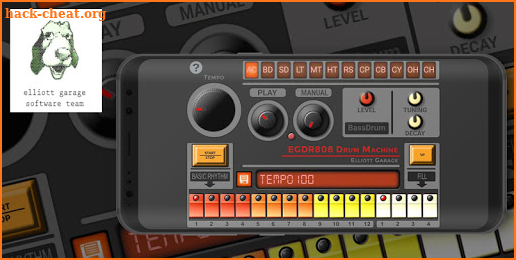 EGDR 808 Drum Machine Lite screenshot