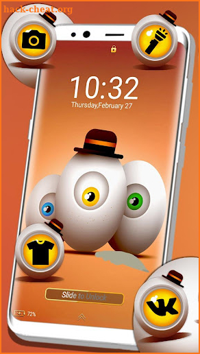 Egg Eye Launcher Theme screenshot