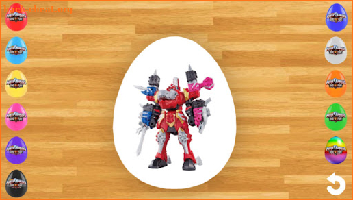Egg Surprize Power Hero Rangers Super Dino Go Fury screenshot