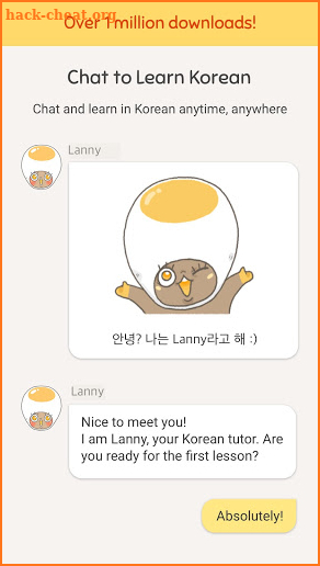 Eggbun: Chat to Learn Korean screenshot