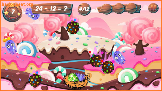 Eggplication Math Game screenshot