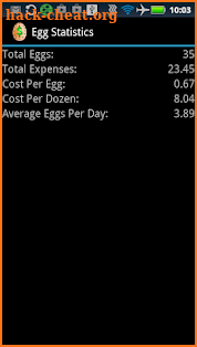 Eggspense screenshot