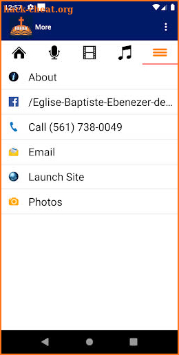 Eglise Baptiste Ebenezer de Boynton Beach screenshot