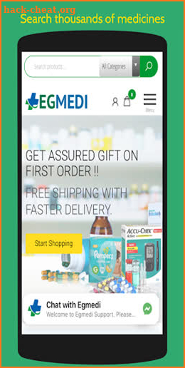 Egmedi | Online Medicine Ordering App screenshot
