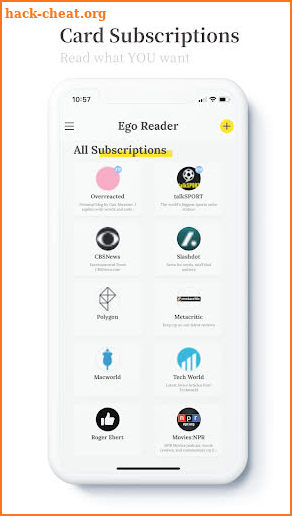Ego Reader - RSS Reader screenshot