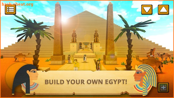Egypt Craft: Pyramid Building & Exploration Games screenshot