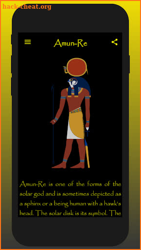 Egyptian Mythology - Documentation and Quiz screenshot