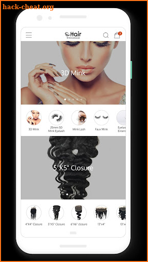 eHair Wholesale screenshot