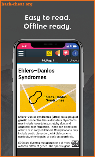 Ehlers–Danlos Syndromes screenshot