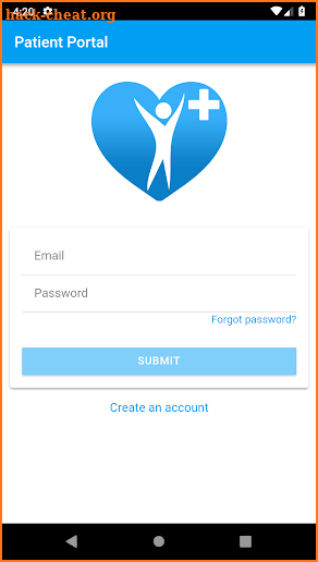EHRez Patient Portal screenshot