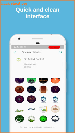 Eid Mild Stickers For WhatsApp screenshot