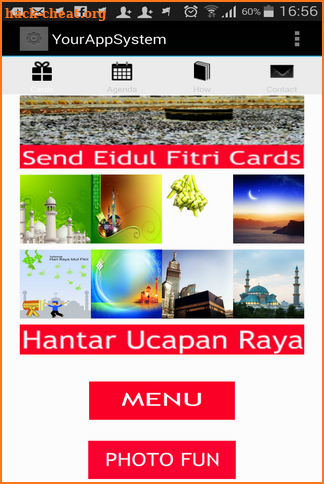 Eid Mubarak Greeting Ecard screenshot