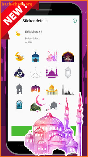 Eid Mubarak Sticker For WAStickerApps screenshot