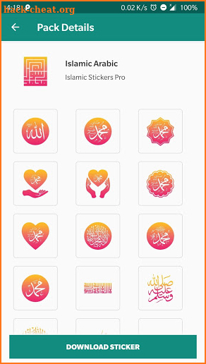 Eid Mubarak Stickers For WA ~ Islamic Stickers Pro screenshot