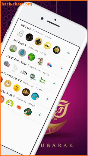 Eid Mubarak Stickers  For WhatsApp | WAStickers screenshot