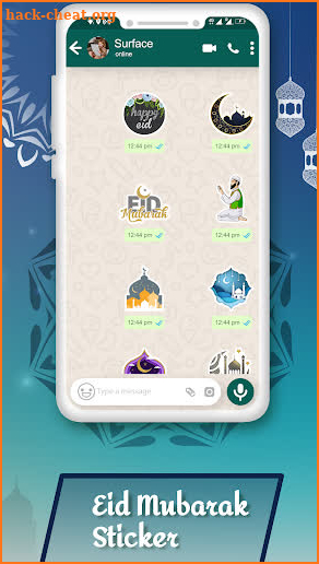 Eid Mubarak WAStickers screenshot