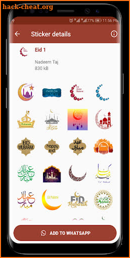 Eid Stickers for WhatsApp screenshot