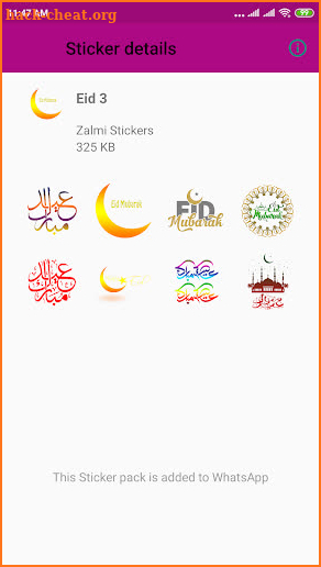Eid Stickers For Whatsapp - WAStickerApps screenshot
