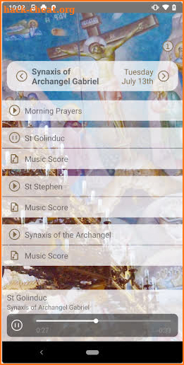 Eikona Daily Hymns screenshot