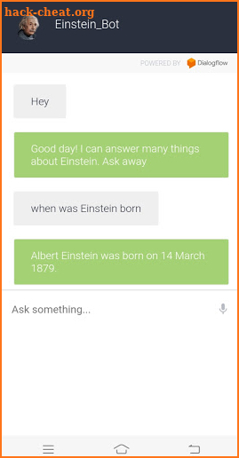 Einstein Bot screenshot