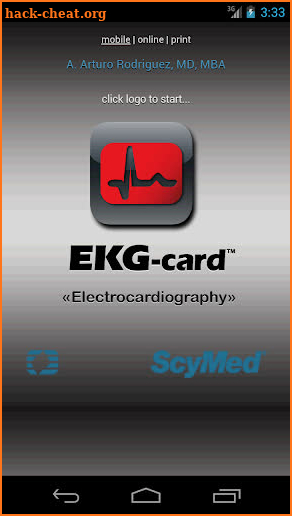 EKG-card™ screenshot