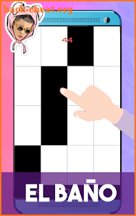EL BAÑO Bad Bunny Piano Tiles screenshot