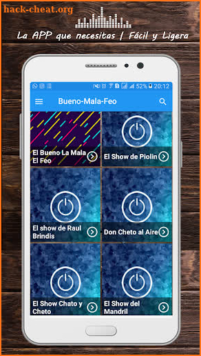 El Bueno La Mala Y El Feo Apps screenshot