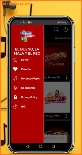El Bueno La Mala y El Feo Radio En Vivo screenshot