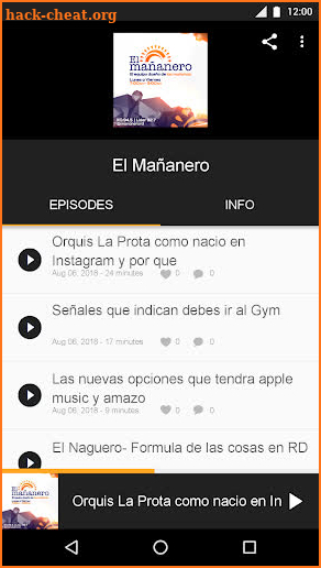 El Mañanero Radio screenshot