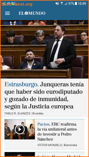 El Mundo - Diario líder online screenshot