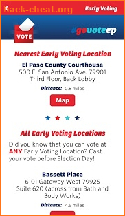 El Paso County Elections Department screenshot