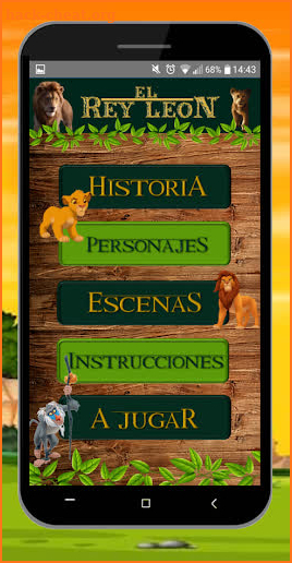 El Rey León Juego Versus screenshot