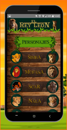 El Rey León Juego Versus screenshot