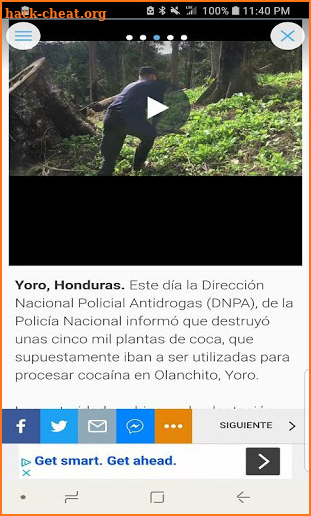 El Tiempo, Honduras screenshot