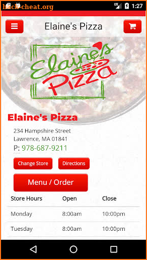 Elaine's Pizza screenshot