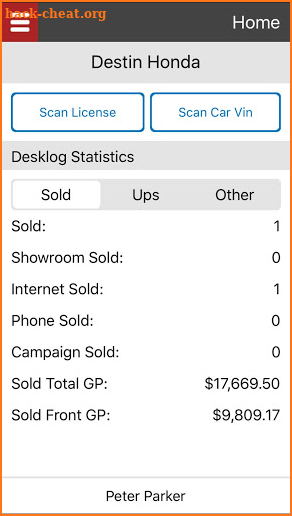 ELEAD1ONE Sales screenshot