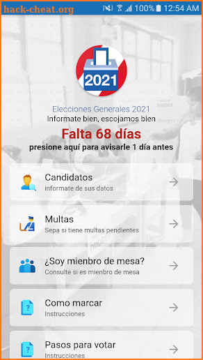 Elecciones 2021 - RESULTADOS screenshot
