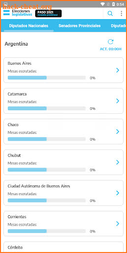 Elecciones Argentina 2021 screenshot