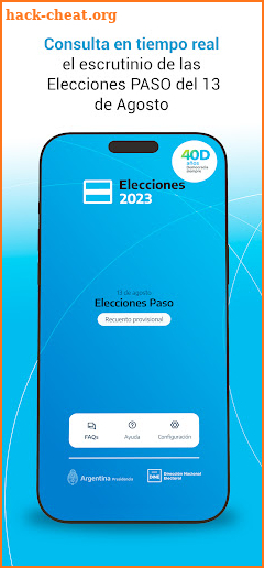 Elecciones Argentina 2023 screenshot