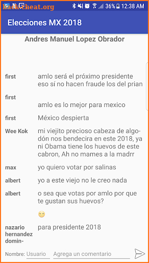 Elecciones Mexico 2018 screenshot