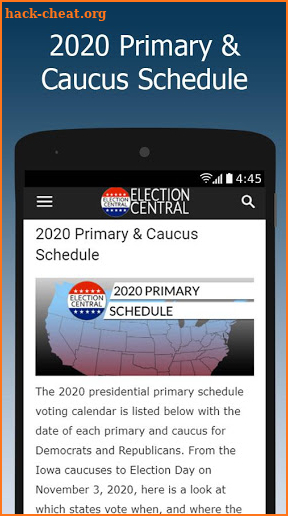 Election Central screenshot
