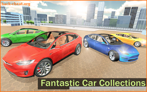 Electric Car Simulator 2021: City Driving Model X screenshot