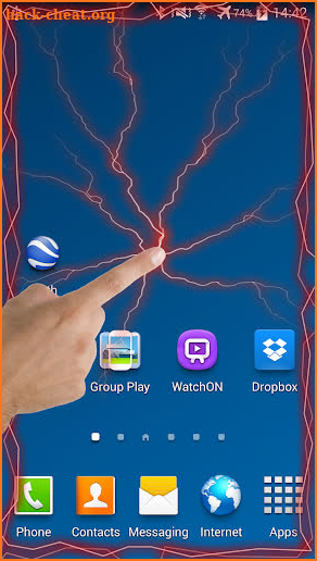 Electric Prank Live Wallpaper screenshot