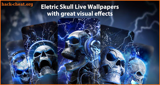 Electric Skull Live Wallpaper screenshot