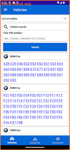 Electrical diagrams screenshot