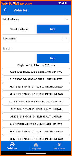 Electrical diagrams screenshot